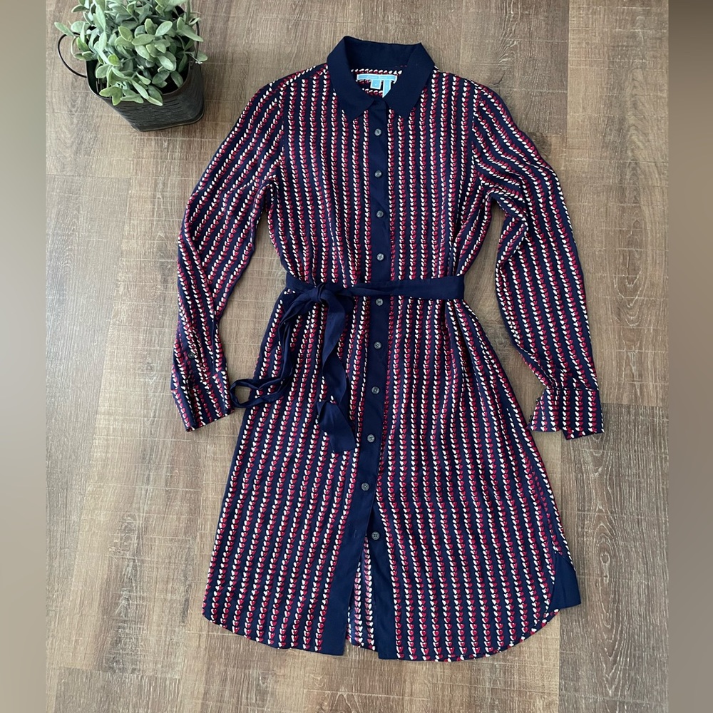 Draper James Heart Field Shirt Dress